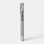 Coque iPhone 16 Forêt d'arbres enneigés (Côté gauche)
