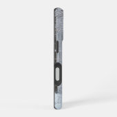 Coque iPhone 16 Forêt d'arbres enneigés (Côté droit)