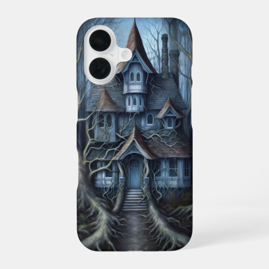 Coque iPhone 16 Forêt de la maison hantée (Verso)