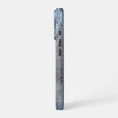 Coque iPhone 16 Forêt de peupliers enneigés I (Côté gauche)