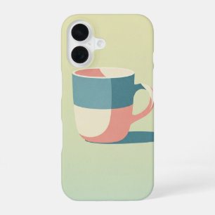 Coque iPhone 16 Forme de tasse à café vintage