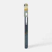 Coque iPhone 16 Forme d'ombre de coin rétro (Côté gauche)