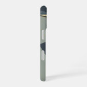 Coque iPhone 16 Forme d'ombre de coin rétro (Côté droit)