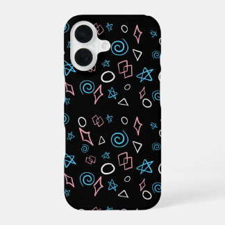 Coque iPhone 16 Formes de couleurs transgenres