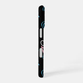 Coque iPhone 16 Formes de couleurs transgenres (Côté droit)