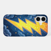 Coque iPhone 16 foudre intense (Verso Horizontal)
