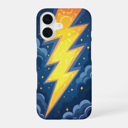 Coque iPhone 16 foudre intense (Verso)