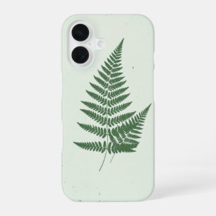 Coque iPhone 16 Fougères stylisées vintage
