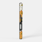 Coque iPhone 16 Foule de chats au crayon fantaisiste (Côté droit)