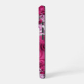 Coque iPhone 16 Fractal rose flèches Monogramme Nom iPhone6 Case (Côté gauche)