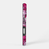 Coque iPhone 16 Fractal rose flèches Monogramme Nom iPhone6 Case (Côté droit)