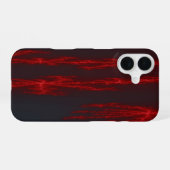 Coque iPhone 16 Fractale saignante (Verso Horizontal)