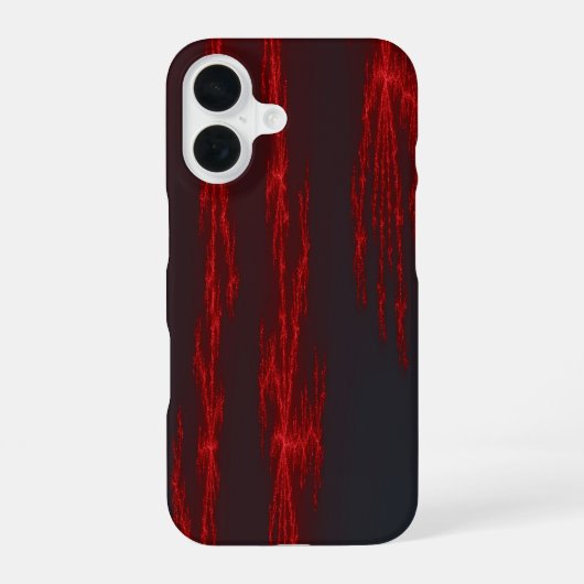 Coque iPhone 16 Fractale saignante (Verso)