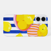 Coque iPhone 16 Fraîcheur de citron (Verso Horizontal)