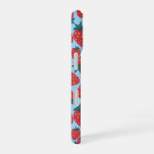 Coque iPhone 16 Fraise bleu (Côté droit)