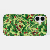 Coque iPhone 16 Fraises sauvages sur miellerie (Verso Horizontal)