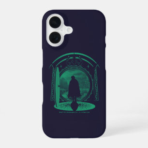 Coque iPhone 16 FRODO™ quittant la silhouette de LA TERRE DES HOBB