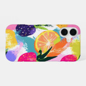 Coque iPhone 16 Fruit tropical d'été Fiesta (Verso Horizontal)