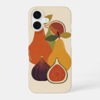 Fruits vintage avec poires et figues