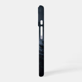 Coque iPhone 16 Full Moon Over Misty Forest Dark Case (Côté gauche)