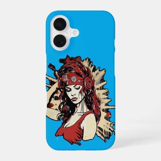 Coque iPhone 16 Funy iPhone 16 Coque fête d'Halloween (Verso)