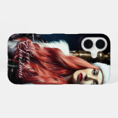 Coque iPhone 16 Fur & Leather Diva – Joyeux Noël (Verso Horizontal)