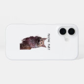 Coque iPhone 16 Fureur Féline (Verso Horizontal)