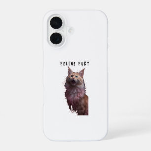Coque iPhone 16 Fureur Féline