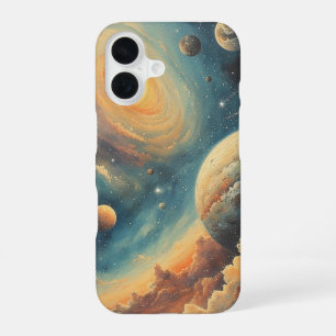 Coque iPhone 16 Galaxie peinte au zénith
