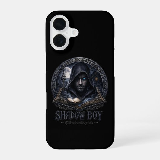 Coque iPhone 16 garçon de l'ombre (Verso)