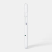 Coque iPhone 16 Garde couleur chat vert blanc (Côté gauche)