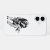 Coque iPhone 16 Garde de sourire rustique (Verso Horizontal)