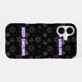 COQUE iPhone 16 GARDEZ LE SOURIRE (Verso Horizontal)