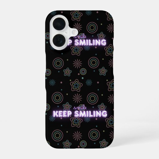 COQUE iPhone 16 GARDEZ LE SOURIRE (Verso)