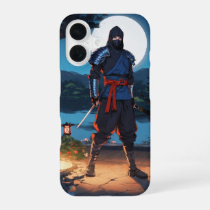 Coque iPhone 16 Gardien Shinobi de Minuit : Nin de Clair de Lune