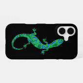 Coque iPhone 16 Gecko vert (Verso Horizontal)