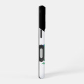 Coque iPhone 16 Gecko vert (Côté droit)