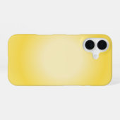 Coque iPhone 16 Gemini Aura Gradient, Gemini Zodiac, Aura Jaune (Verso Horizontal)
