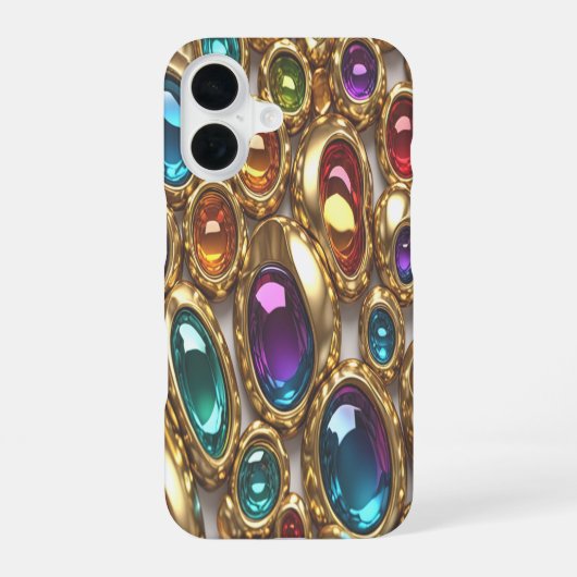 Coque iPhone 16 Gemini Gold - iPhone 16 Coques (Verso)