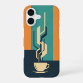 Coque iPhone 16 Geometric Coffee Cup (Verso)