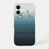 Coque iPhone 16 Geometric Marine Bubbles (Verso)
