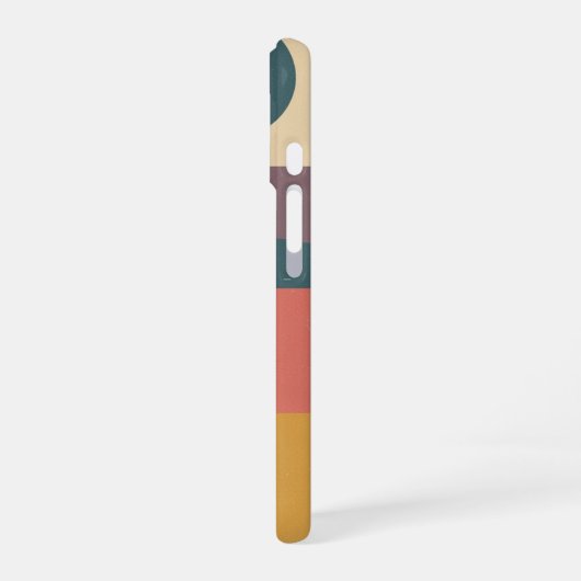 Coque iPhone 16 Geometric Minimalist Eclipse (Côté gauche)