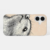 Coque iPhone 16 Géométrie Renard (Verso Horizontal)