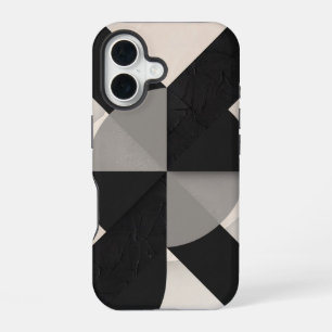 Coque iPhone 16 Géométrique Minimaliste Moderne 