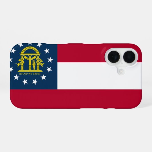 Coque iPhone 16 Géorgie (Verso Horizontal)