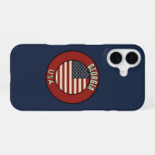 Coque iPhone 16 Géorgie États-Unis d'Amérique (Verso Horizontal)