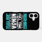 Coque iPhone 16 Gestionnaire de programme Titre de l'emploi Compét (Verso Horizontal)