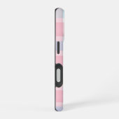 Coque iPhone 16 Gingham Pastel – Motif Aquarelle Douce (Côté droit)