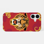 Coque iPhone 16 Glace de tigre (Verso Horizontal)