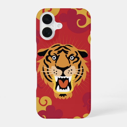Coque iPhone 16 Glace de tigre (Verso)